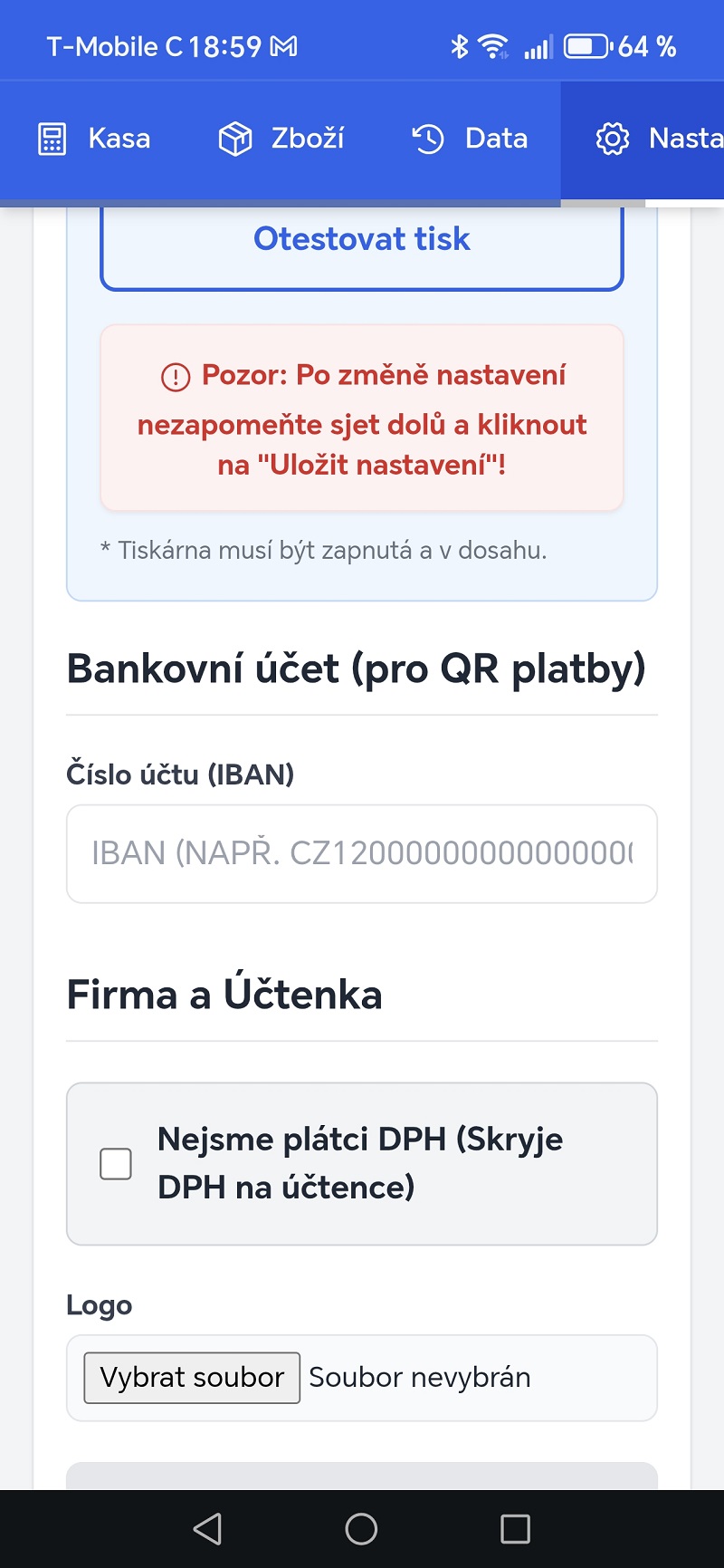 Režim Neplátce DPH